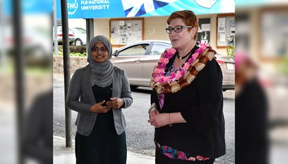 Escorting Aussie Minister Empowers Student